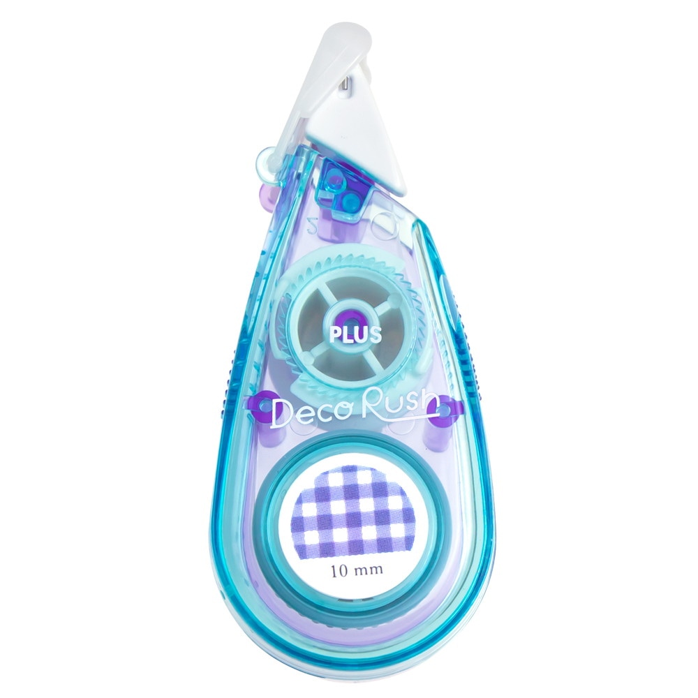 プラス PLUS デコレーションテープ デコラッシュ 太幅タイプ ギンガムチェック DC-080-1