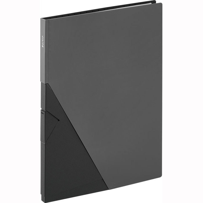 キングジム＜KING JIM＞ ジリッツ(JILITZ) クリアーファイル A4タテ型 20ポケット クロ 8832クロ