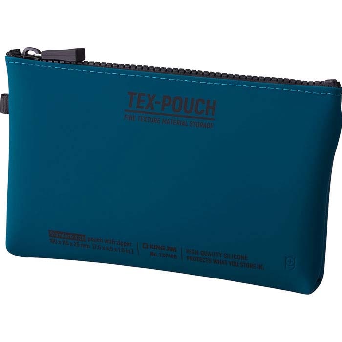 キングジム KINGJIM TEX－POUCH ネイビー TXP100ネイ