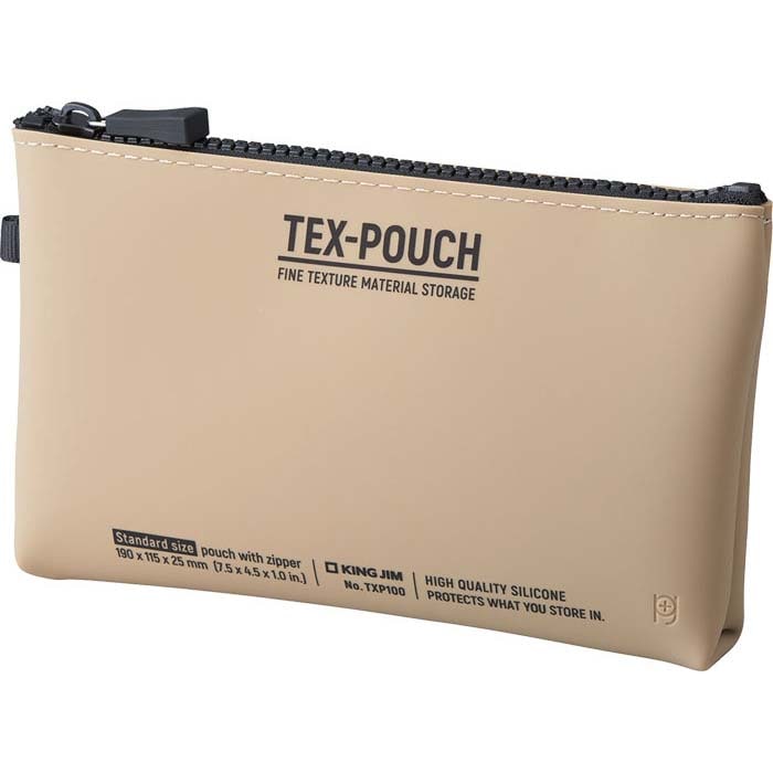 キングジム KINGJIM TEX－POUCH ベージュ TXP100ヘ-