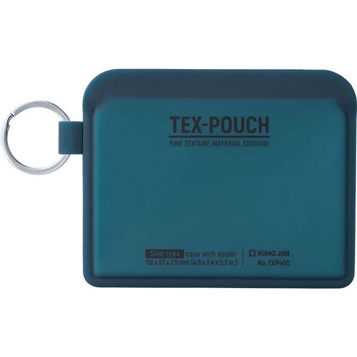 キングジム KINGJIM TEX－POUCH SLIM ネイビー TXP400ネイ