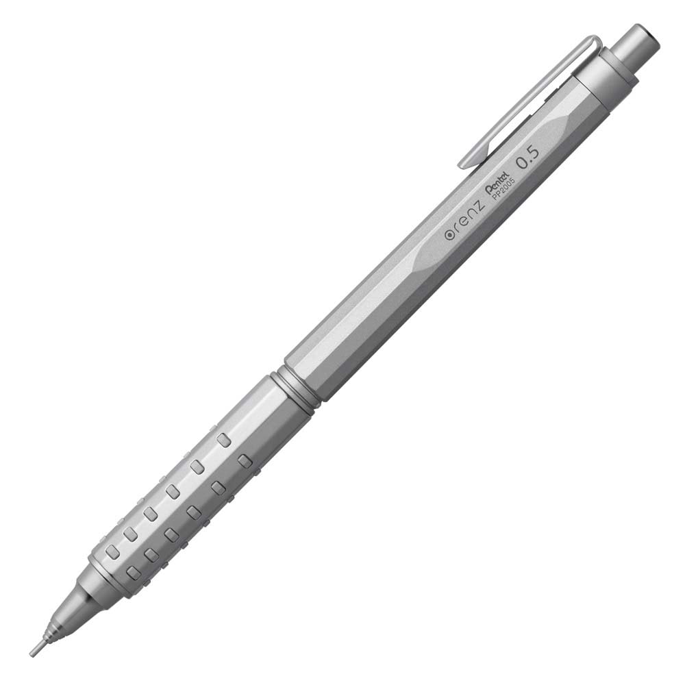 ぺんてる Pentel オレンズAT デュアルグリップタイプ シルバー 0.5mm XPP2005-Z