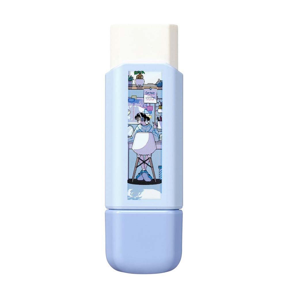 プラス PLUS ケース消しゴム COE365 くるっと Clutto 月明り ER0111E