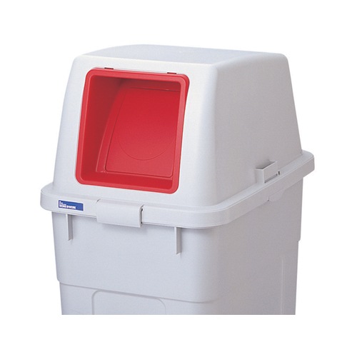 リス 分類ボックス 90L フタ プッシュ レッド GGYC689 189941