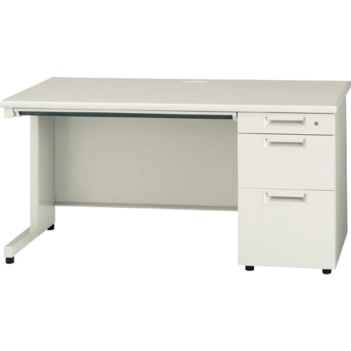 プラス 片袖机 JS-147D-3 LGY エルグレー 346226