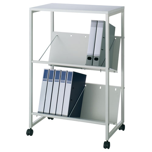 取付無料！林製作所 B4対応型カラーファイルコンテナ キャスター付き