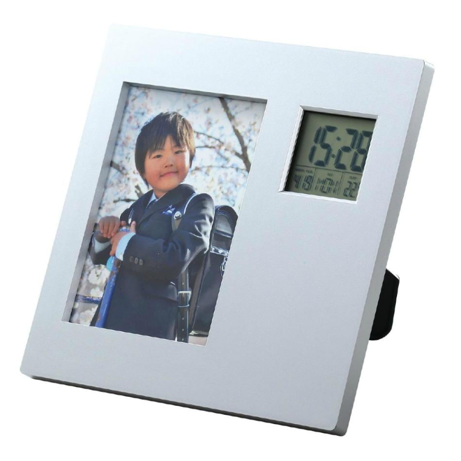アーテック 2WAYフォトフレームクロック #5498 記念品 箔押し