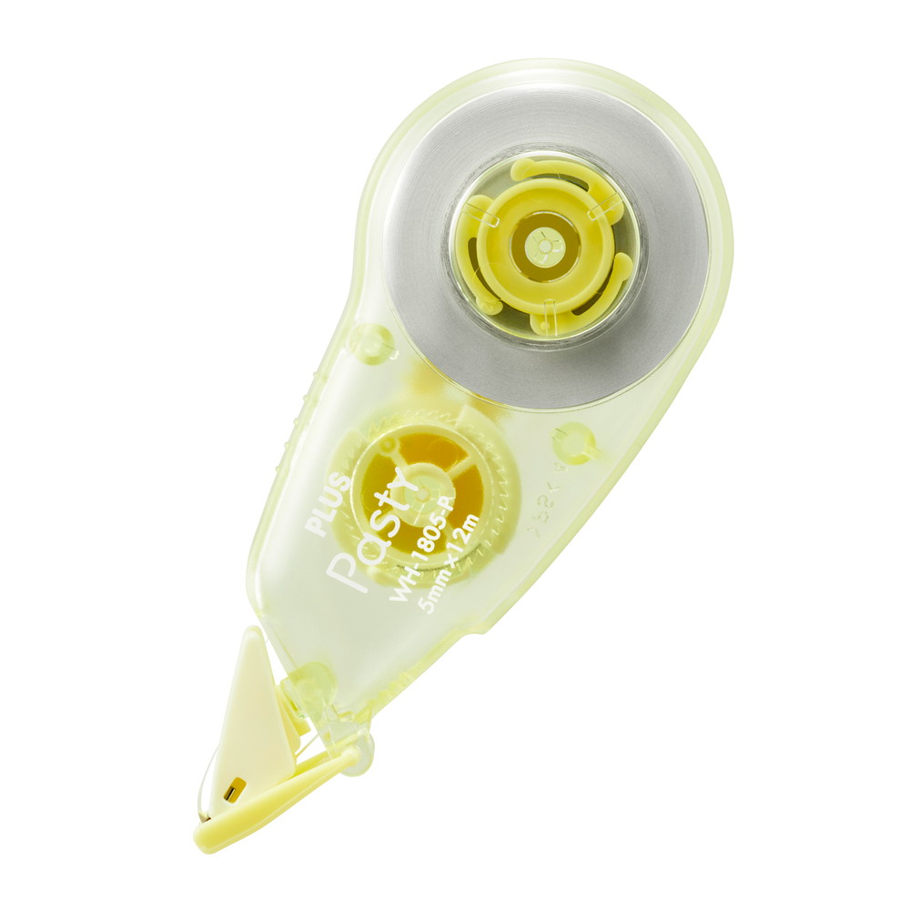 プラス PLUS Pasty テープのり 使い切りタイプ パープル TG-1511-P 54-455 のり 糊 プリット パスティ テープ コンパクト かわいい 封筒 可愛い 学校 貼る 工作 紙 粘着