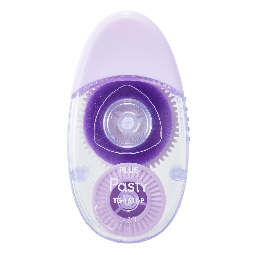 プラス PLUS Pasty テープのり 使い切りタイプ グリーン TG-1511-P 54-457 のり 糊 プリット パスティ テープ コンパクト かわいい 封筒 可愛い 学校 貼る 工作 紙 粘着