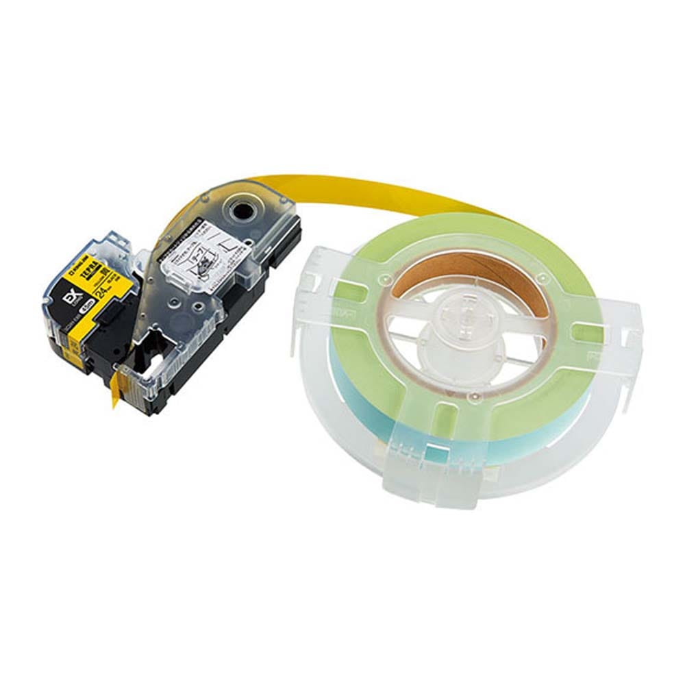 キングジム KINGJIM テプラ PROテープ 詰換用EXロングテープ 黄 24mm SC24Y-EXR SR-R7900P用