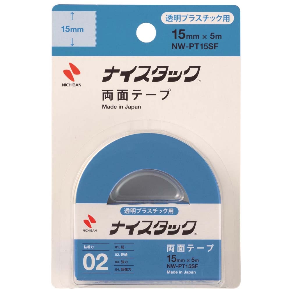 ニチバン NICHIBAN ナイスタック 透明プラスチック用 NW－PT15SF NW-PT15SF