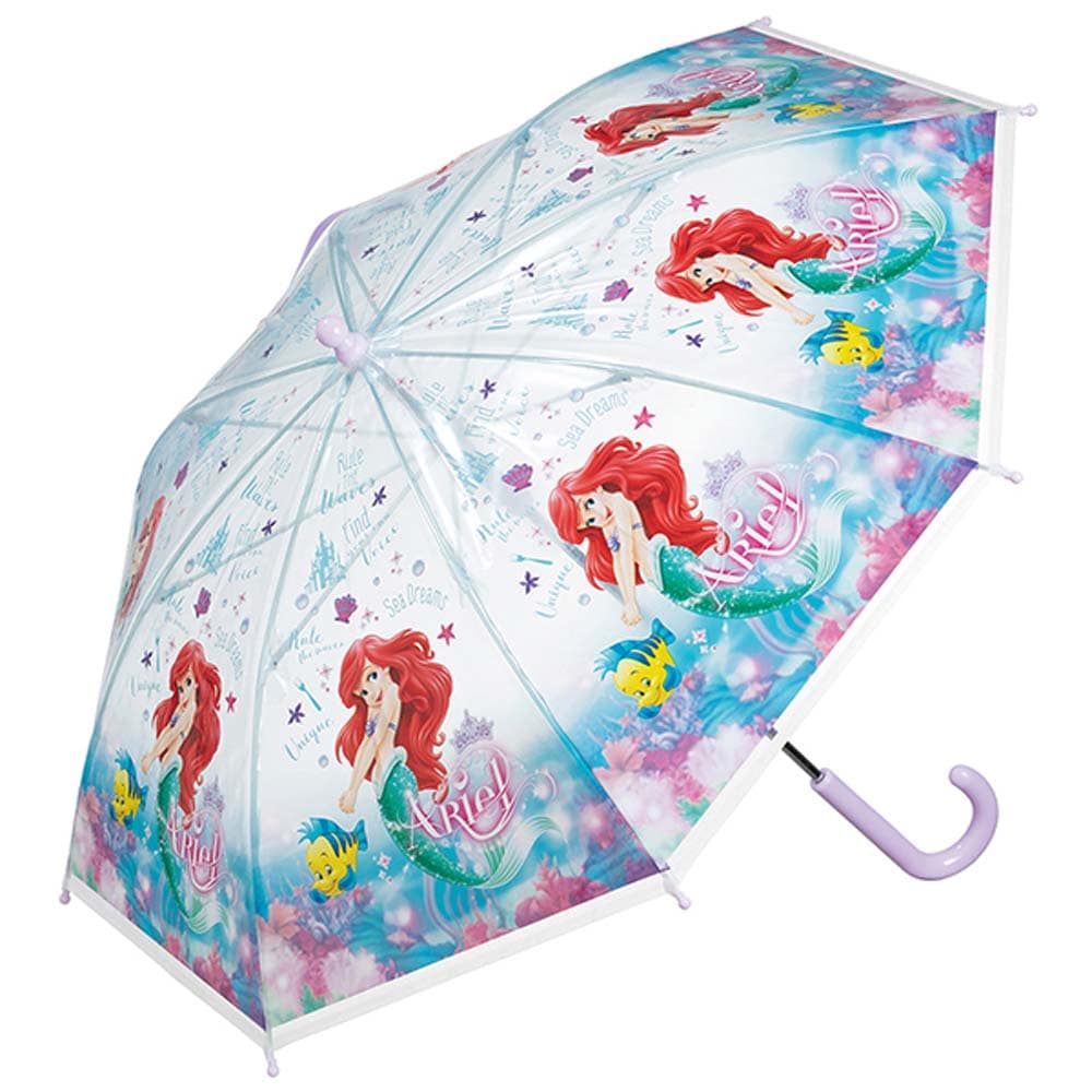 スケーター アリエル 子ども用ビニール傘 45cm UBV45 雨具 レイン