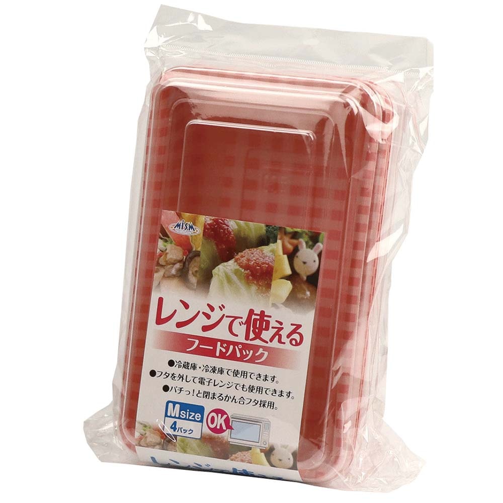 MISM レンジでつかえるフードパック M 4個入り