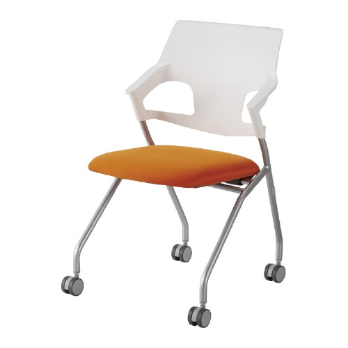 ジョインテックス JOINTEXT 会議イス JCX-WOR オレンジ椅子 座る 仕事