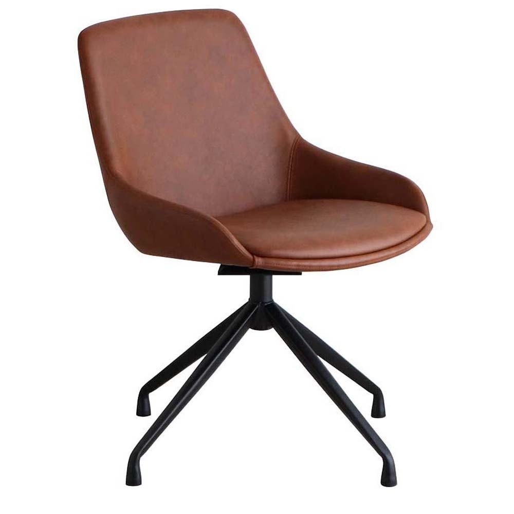 東馬 tohma エデル ラウンドチェア キャメル 54675780 | 家具