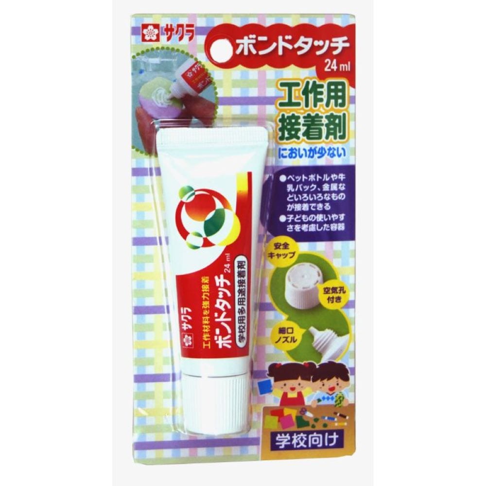サクラクレパス ボンドタッチ 24ml（フック） BT24ML-P 多用途 水溶性