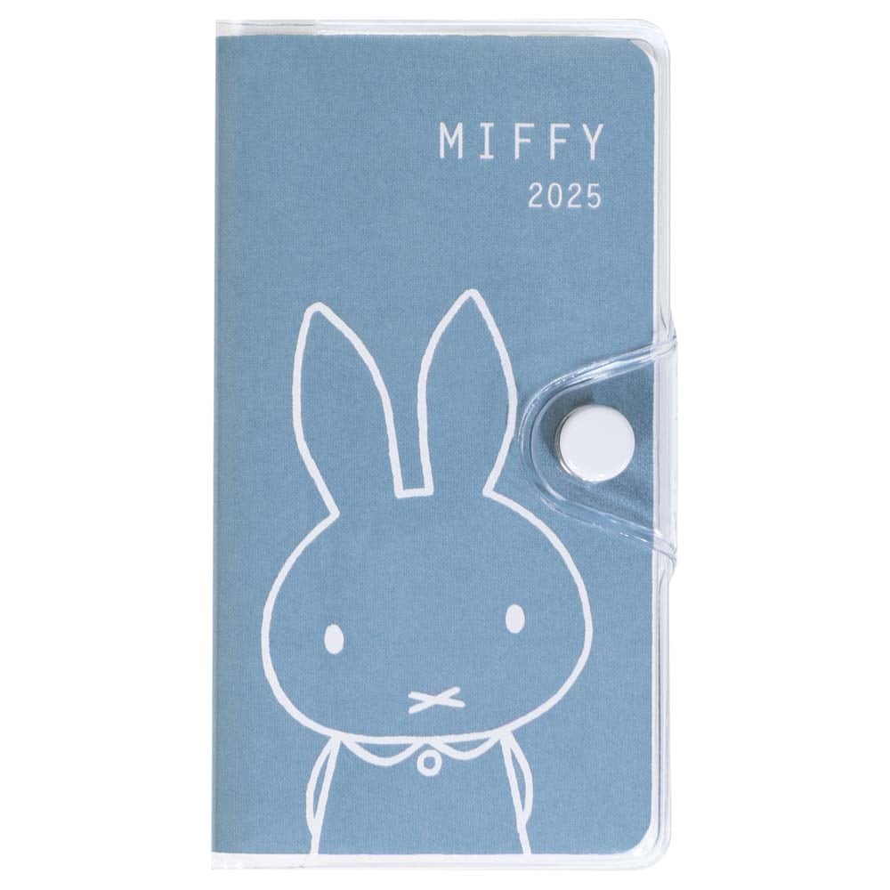 クツワ KUTSUWA 家族手帳 プチ ミッフィ シンプル MF869D 2025年