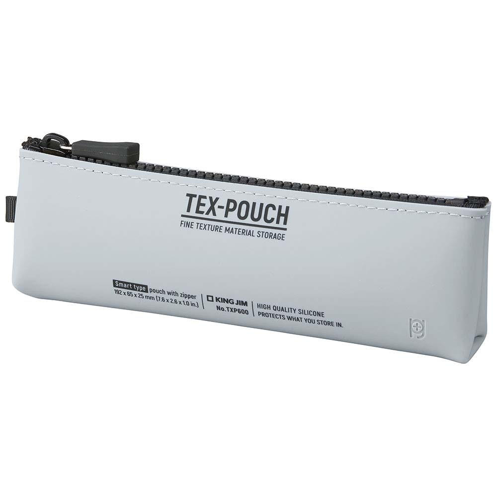 キングジム KINGJIM テクスポーチ スマート TEX－POUCHSMARTグレー TXP600-GY