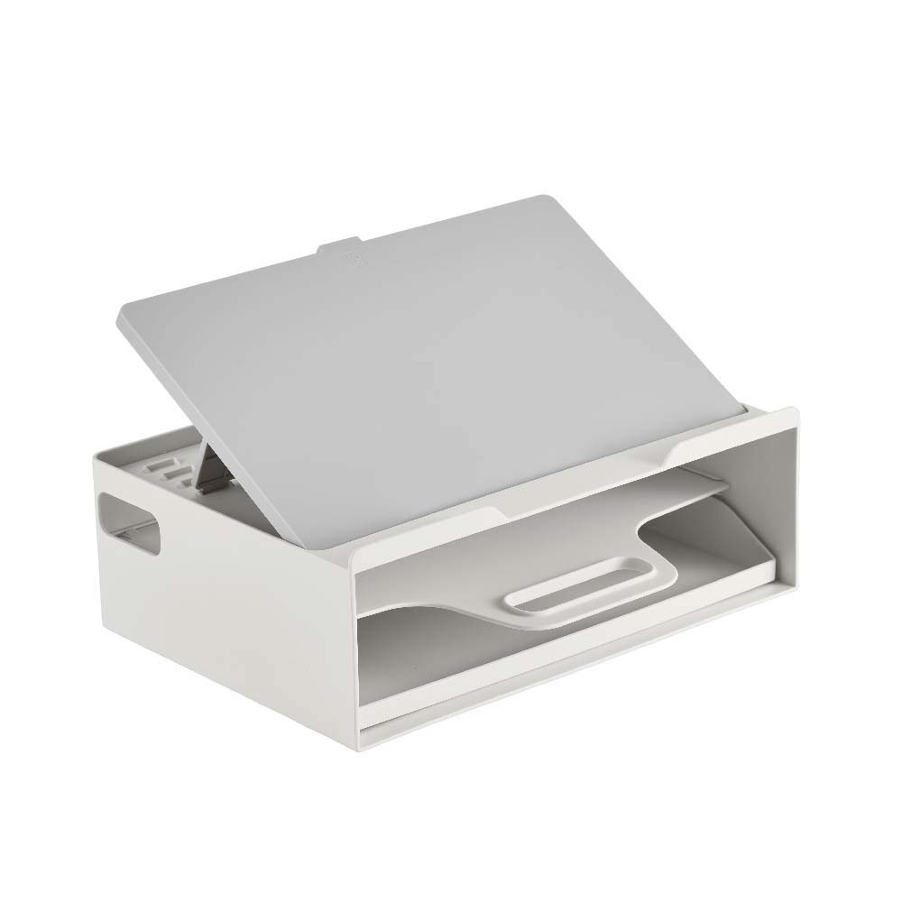 キングジム KINGJIM ポータブルワークベース ノッテオン シロ WB10-W