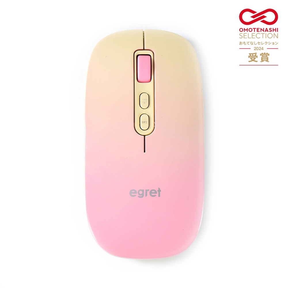 電響社 denkyosha EGRET Bluetooth&2.4G 静音充電式ワイヤレスマウス