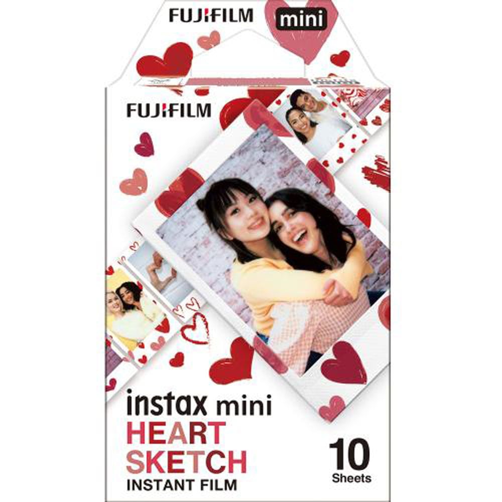 FUJIFILM 富士フィルム チェキ用miniフィルム ハートスケッチ HEART SKETCH 10枚入り 16799926