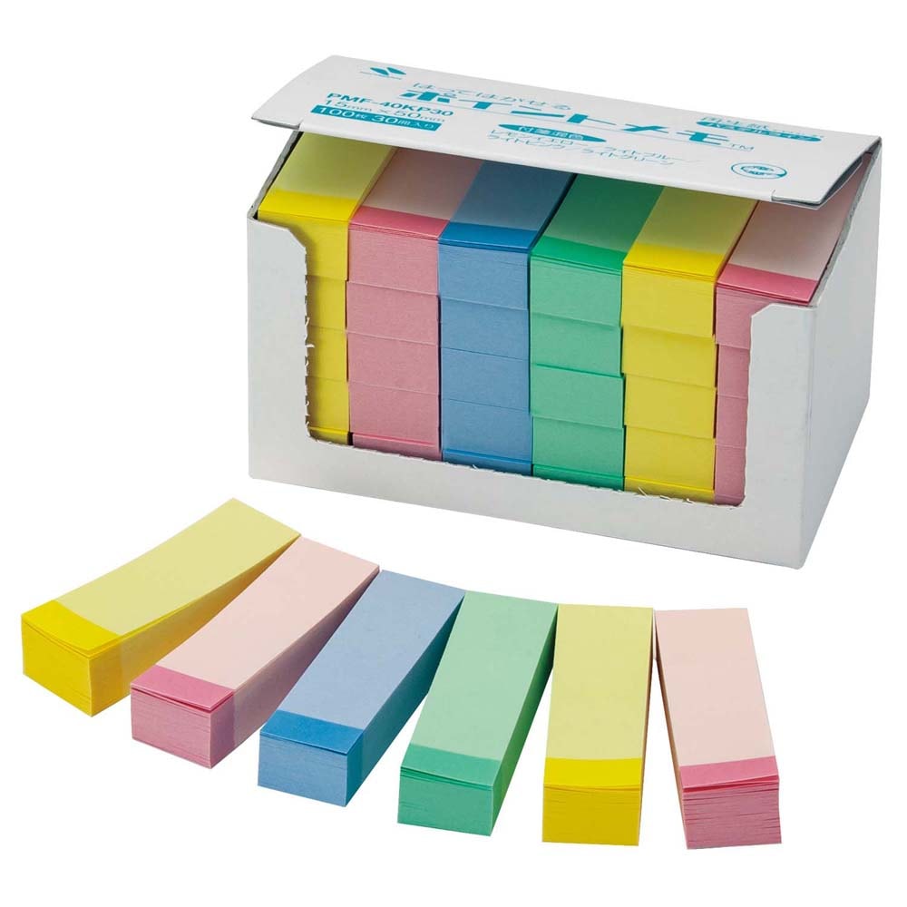 ポイントメモ 業務用パック 15mm×50mm 30冊 PMF-40KP30  付箋 ふせんニチバン