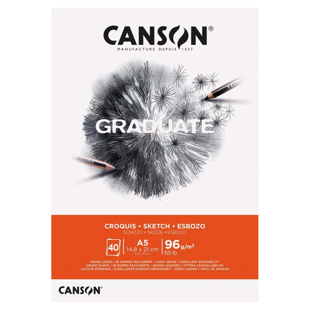 マルマン maruman グラジュエイト パッド クロッキー A5 GRADUETE CANSON