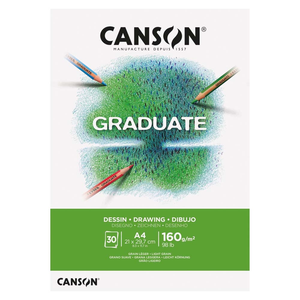 マルマン maruman グラジュエイト パッド ドローホワイト  A4 GRADUETE CANSON