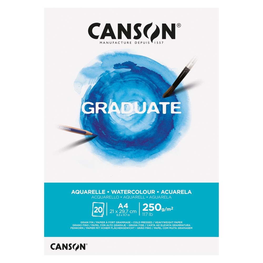 マルマン maruman グラジュエイト パッド ウォーターカラー A4 GRADUETE CANSON