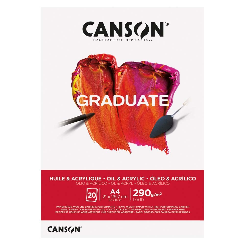 マルマン maruman グラジュエイト パッド オイル&アクリル A4 GRADUETE CANSON