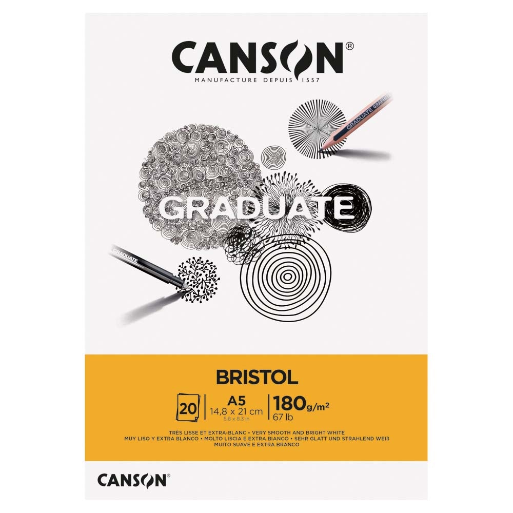 マルマン maruman グラジュエイト パッド ブリストル A5 GRADUETE CANSON