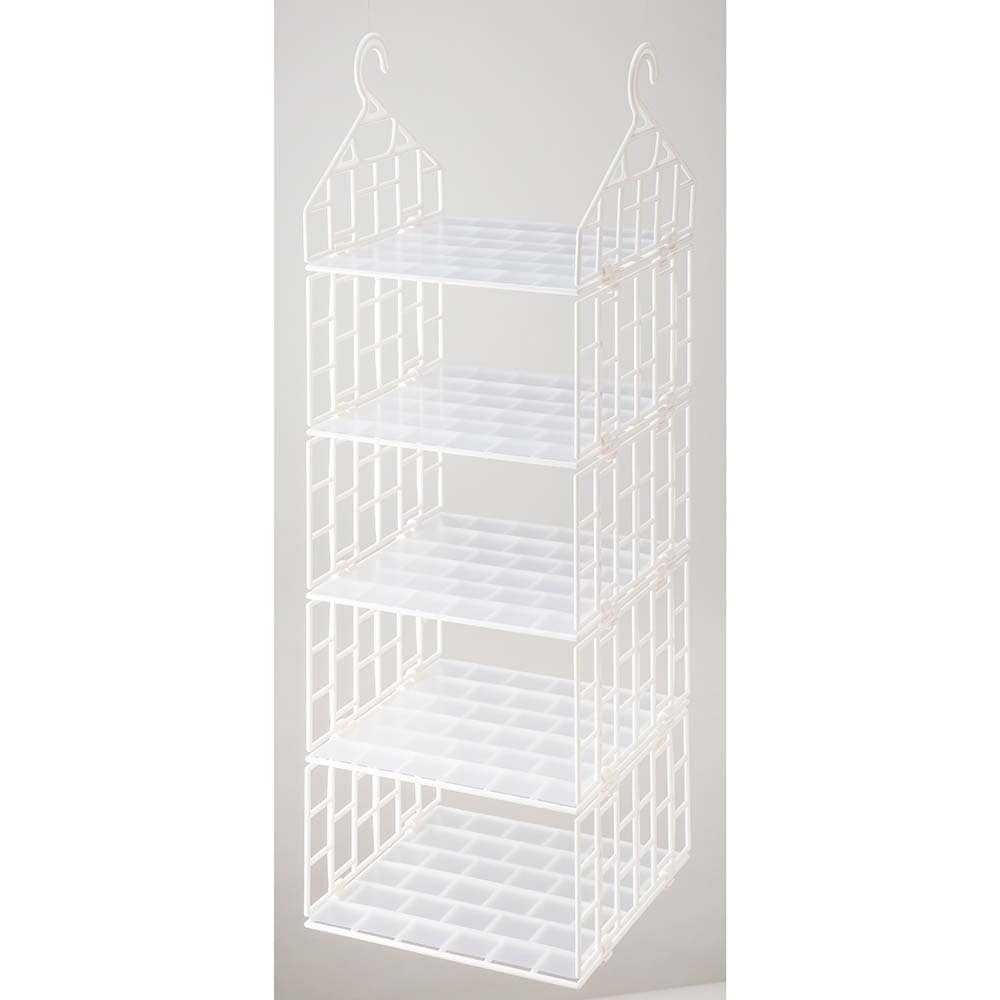 ヒメプラ himepla MISM ミズム ミズムジャパン 吊り下げラック レギュラー5段 HR－R5 収納用品 吊り下げラック ハンガー パイプハンガー パイプハンガー収納 小物収納 衣類収納 ウォークインクローゼット クローゼット収納 クローゼット 新生活 衣替え スリム収納