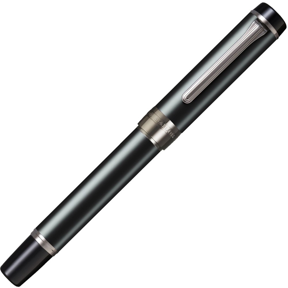 セーラー万年筆　SAILOR CYLINT 万年筆 マットブラックステンレス F　高級筆記 21金　マットブラック　106007220