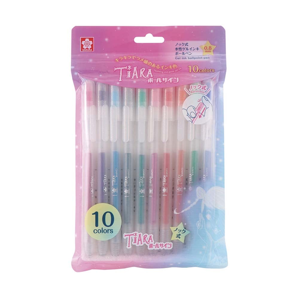 旧lycee 多色　無色　セット　【バラ売り可】 サクラクレパス SAKURA ボールサイン ティアラノック 10色セット