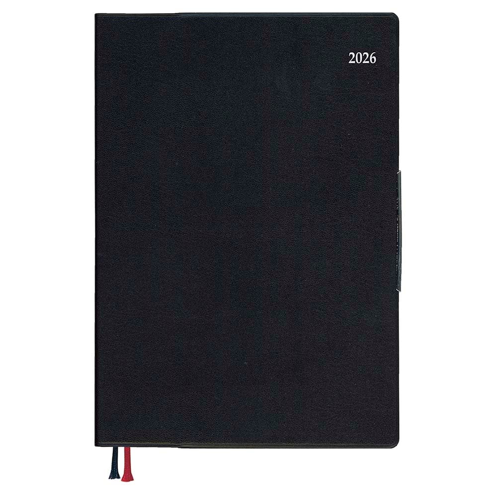 ダイゴー DAIGO 26年 アポイント ダイアリー デスクA5週間 ブラック E8458 手帳　スケジュール帳