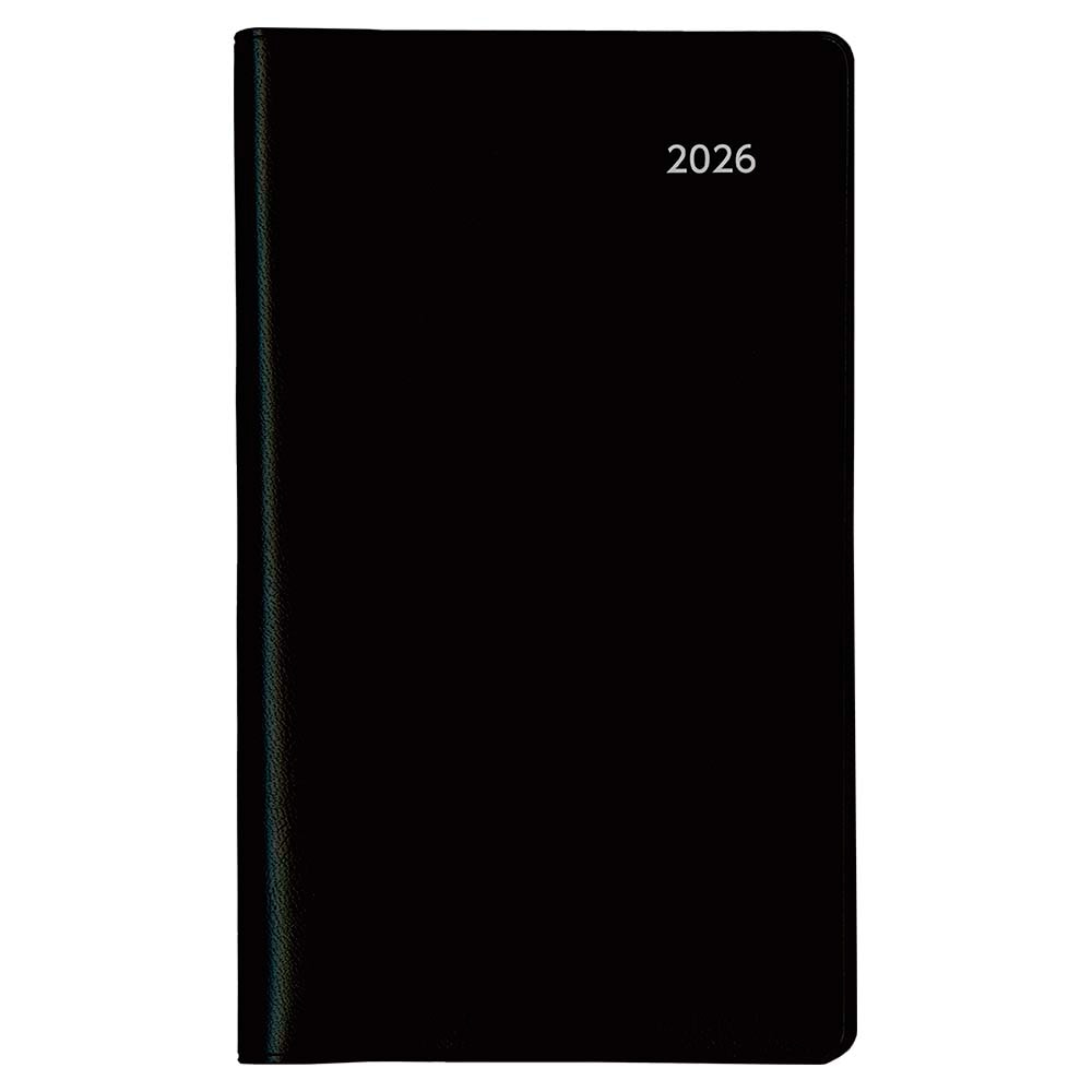 ダイゴー DAIGO 26年 アポイント ダイアリー 文字大 月間 ブラック E8308 手帳　スケジュール帳