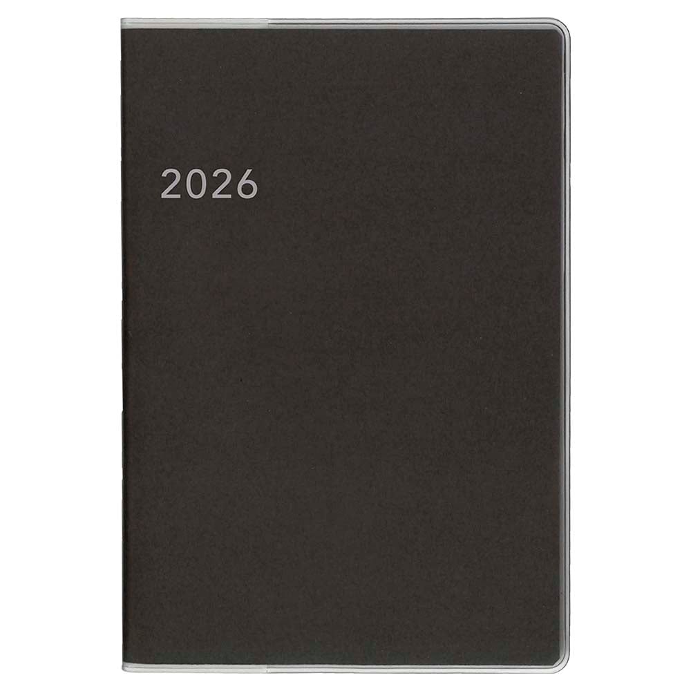 ダイゴー DAIGO 26年 アポイント ノート A6 グレー カバー付 E8147 手帳　スケジュール帳