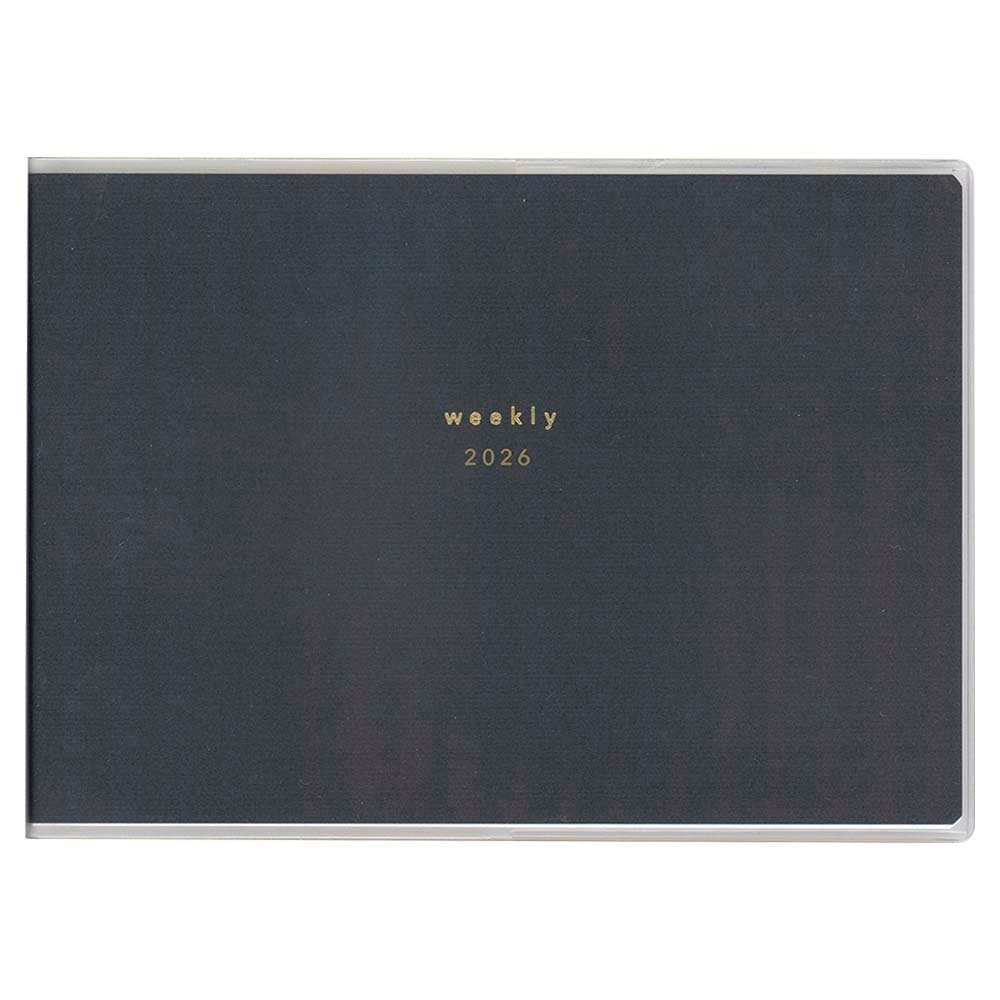 ダイゴー DAIGO 26年 isshoni. ダイアリー ノート15インチ ブラック  E8099 手帳　スケジュール帳