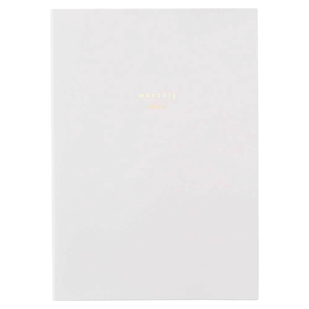 ダイゴー DAIGO 26年isshoni. ダイアリー 仕事まとめ月間 A5 ホワイト E8748 手帳　スケジュール帳