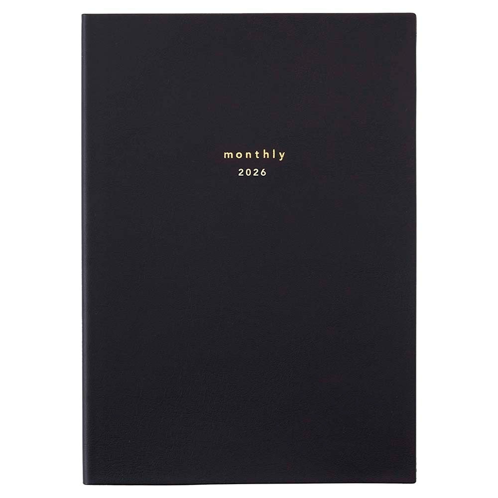 ダイゴー DAIGO 26年isshoni. ダイアリー 仕事まとめ月間 A5 ブラック E8749 手帳　スケジュール帳