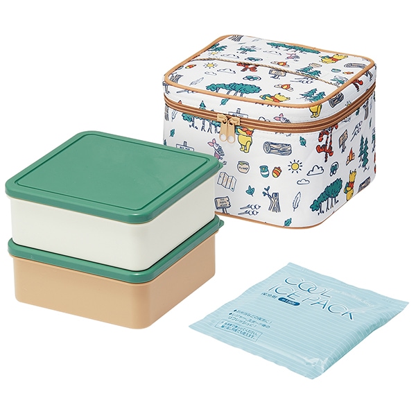 スケーター Skater 保冷バッグ付き 行楽ランチセット くまのプーさん Winnie The Pooh アウトドア KCPC2