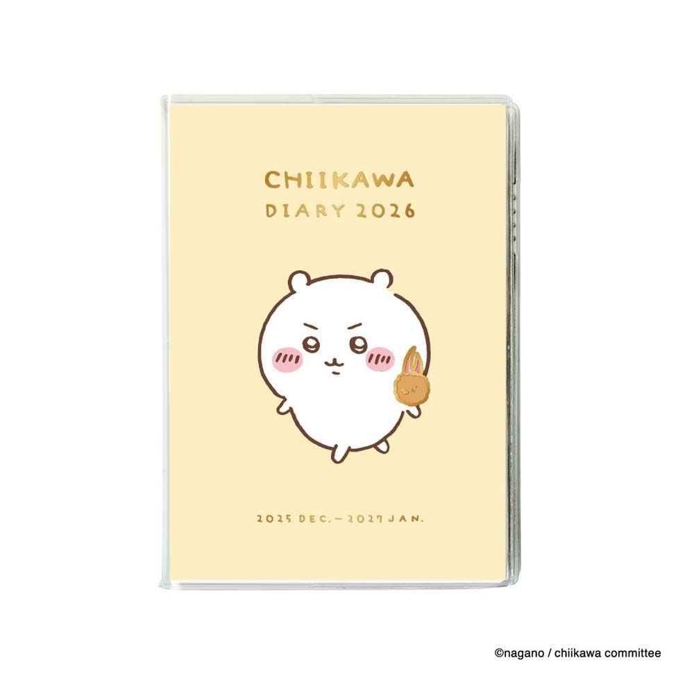 アートプリントジャパン 26年 イアリー B6サイズ コミック月間 ちいかわ カニ爪 1000137364 マンスリー 96ページ 1月はじまり