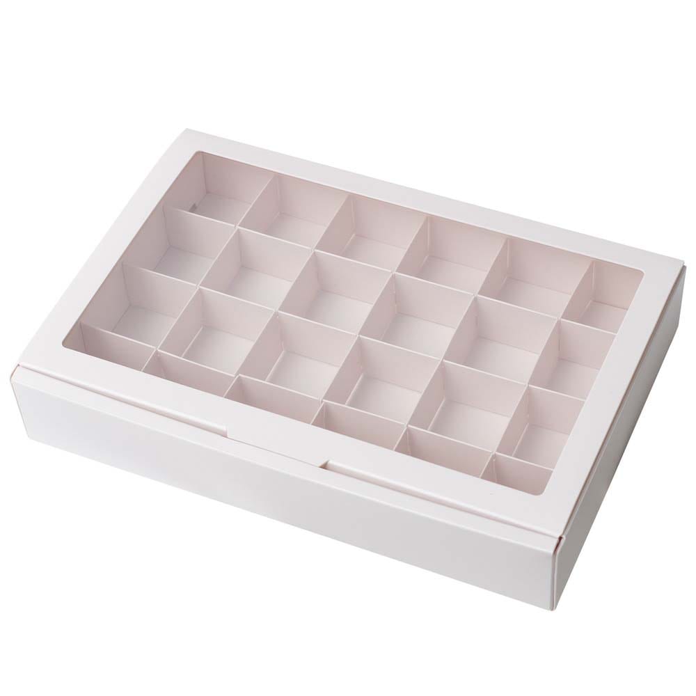 プラス PLUS イトオシ　仕切り付銀テープＢＯＸ　オフホワイト 91485 
