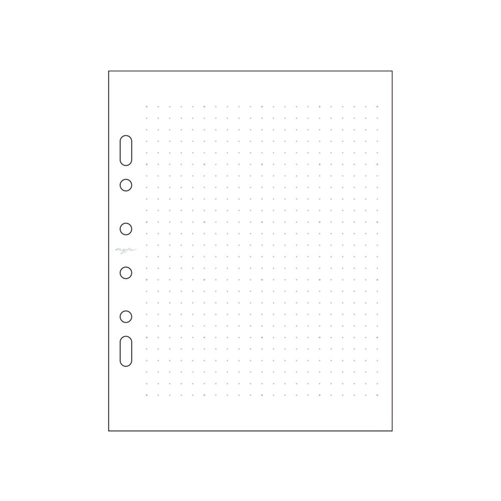 リヒトラブ LIHITLAB アレンジペーパーリフィル(ドット方眼) N3373 推し活