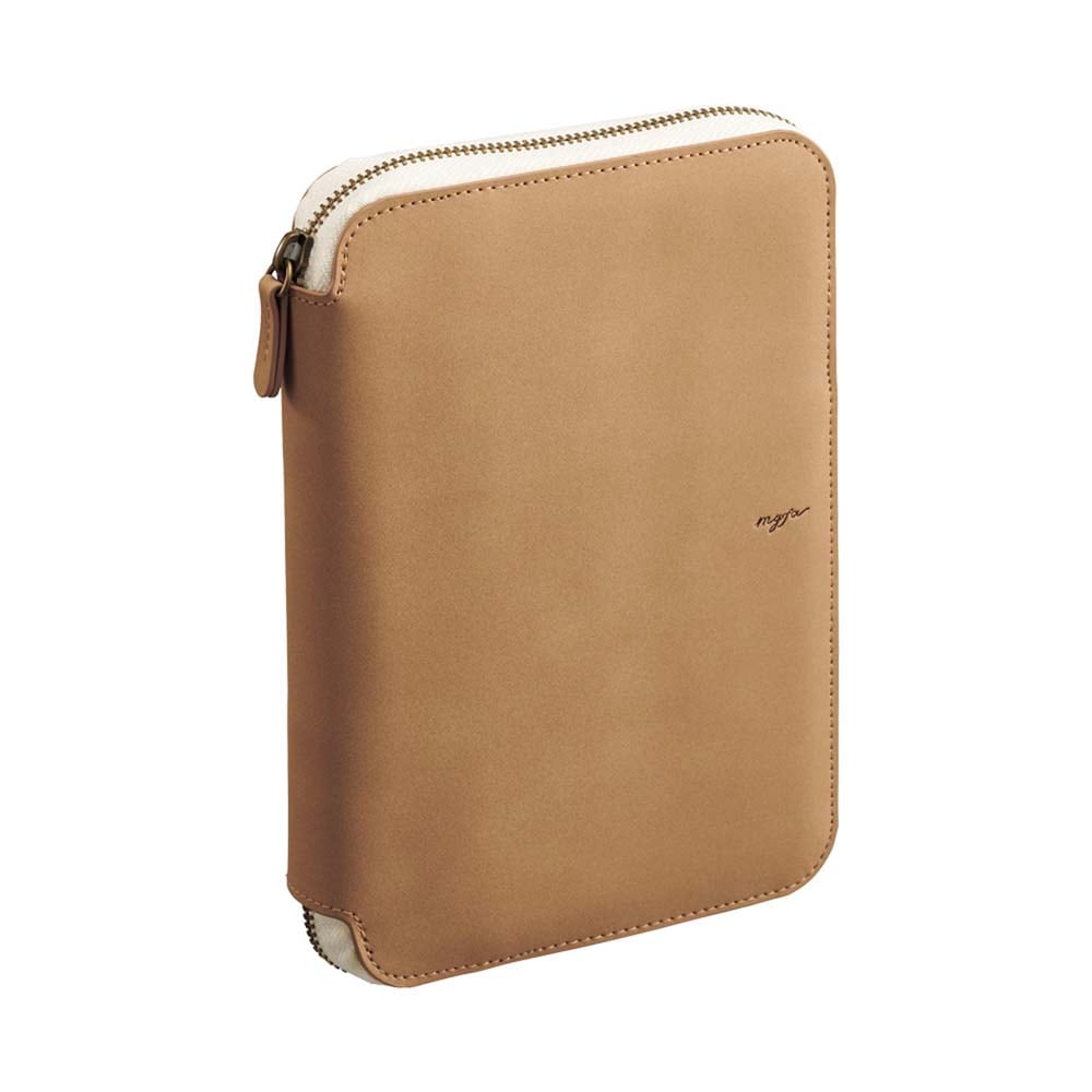 リヒトラブ LIHITLAB ラウンドジップバインダーキャラメルブラ N3391-9 推し活