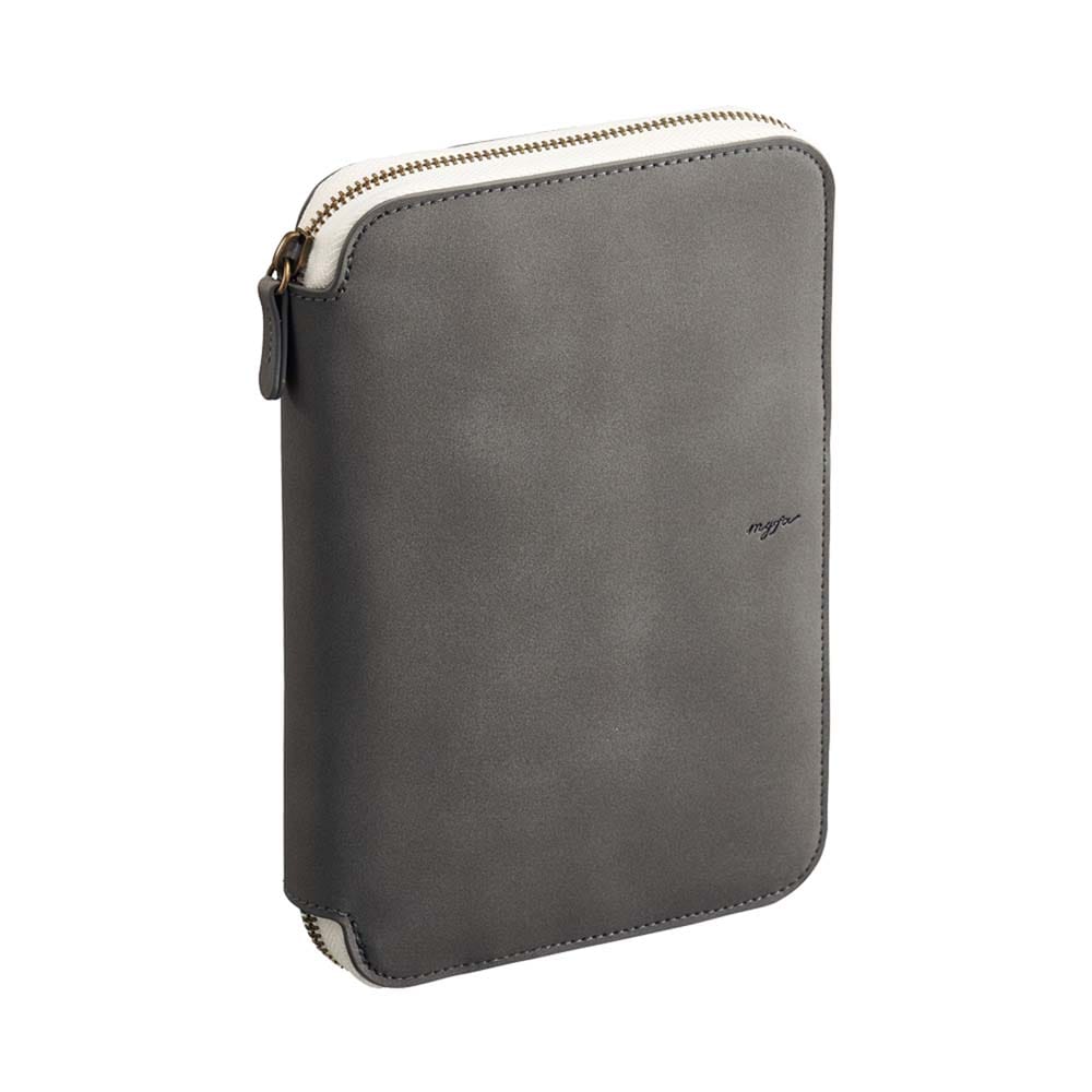 リヒトラブ LIHITLAB ラウンドジップバインダーチャコールブラ N3391-24 推し活