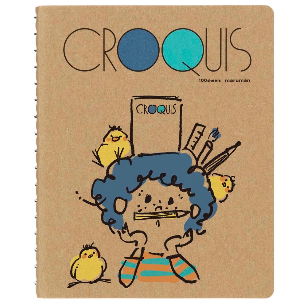 マルマン maruman ミニチュア　クロッキーブック　青 SMINI2SB-25 限定 スケッチブックの日