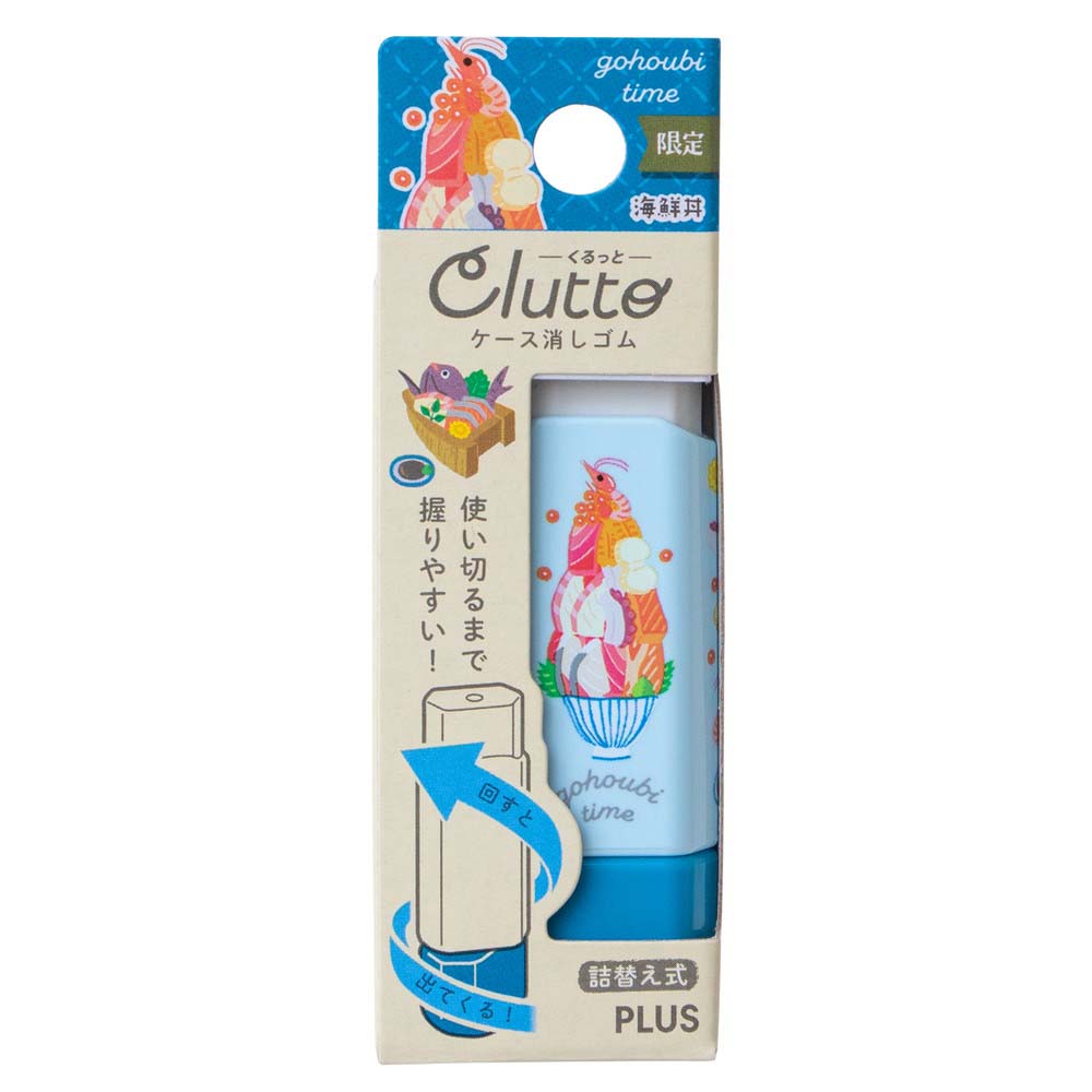 プラス PLUS 消しゴム くるっと 限定24 海鮮丼 ER-0111 36709 | 文具