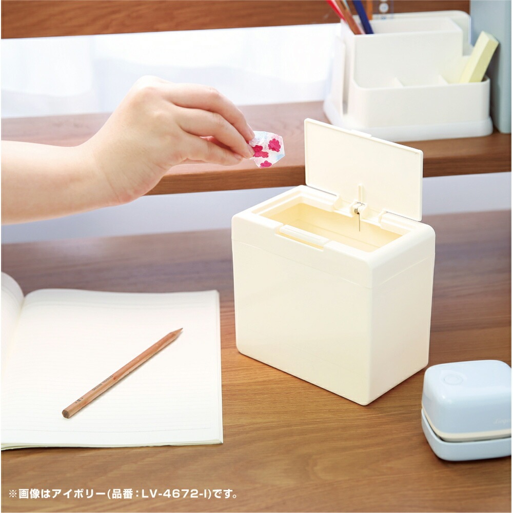 SONIC ソニック リビガク ちょいバコ卓上ゴミ箱 ワンタッチで開く