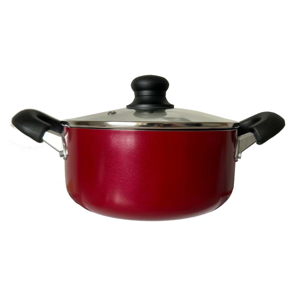 ヒラノトレーディング IH対応 フッ素 両手鍋 20cm | 生活雑貨